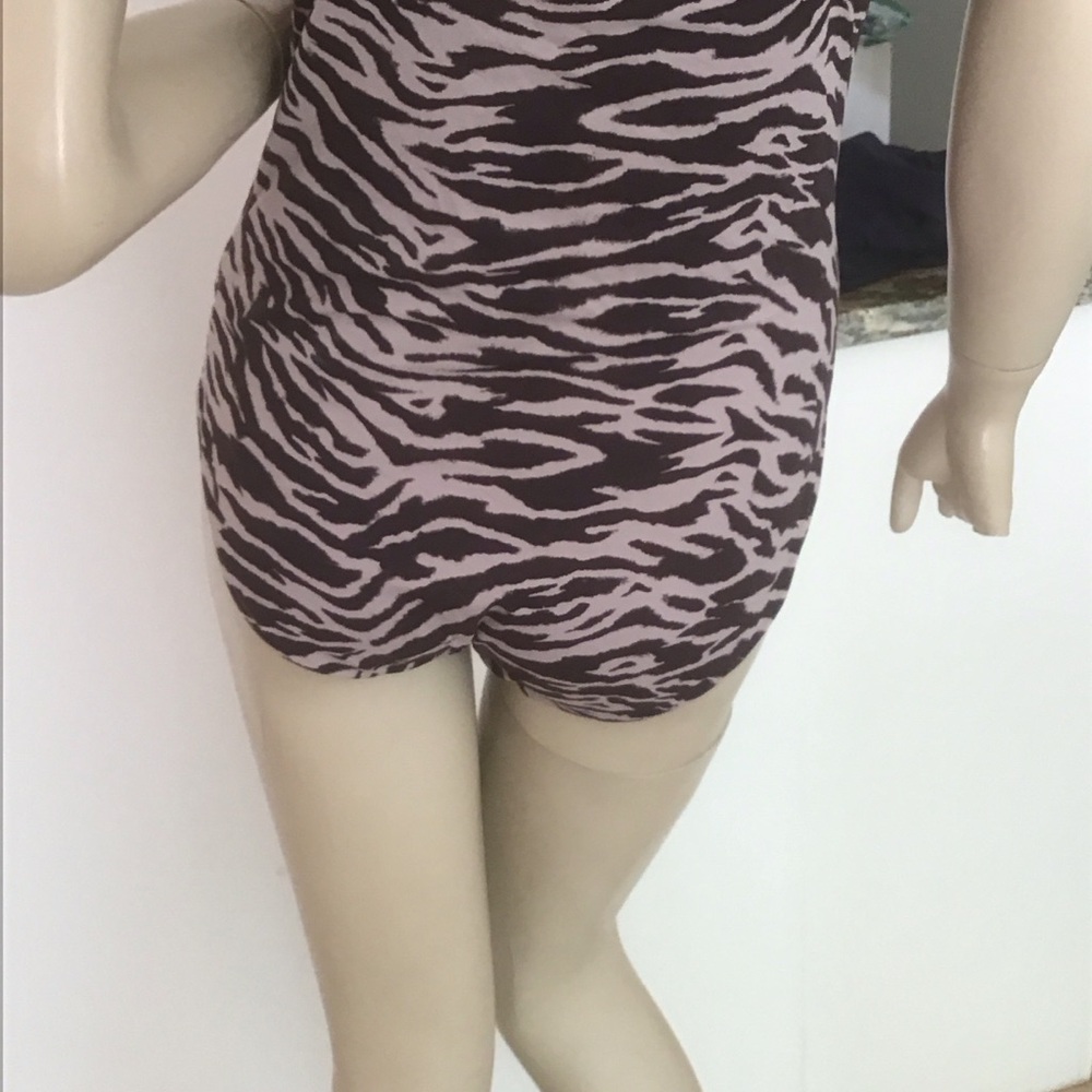 Seafolly Australia Tiger Animal Print Underwire One Piece Swimsuit 16 US 12 - Picture 3 of 4